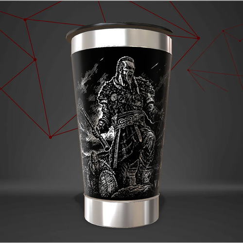 Copo Assassins Creed Valhalla Termico Game — foto 3