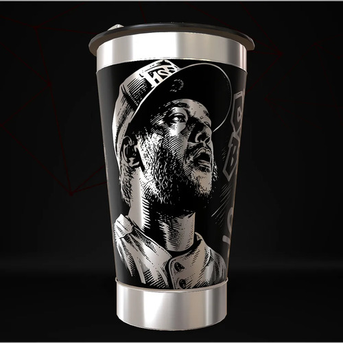 Copo Charlie Brown Jr Rock Térmico Personalizado — foto 3