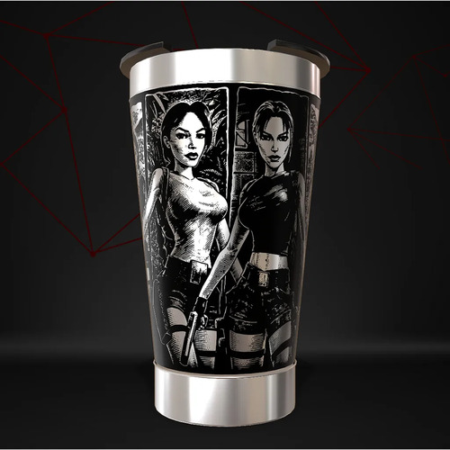 Copo Tomb Raider Termico Game Térmico Personalizado