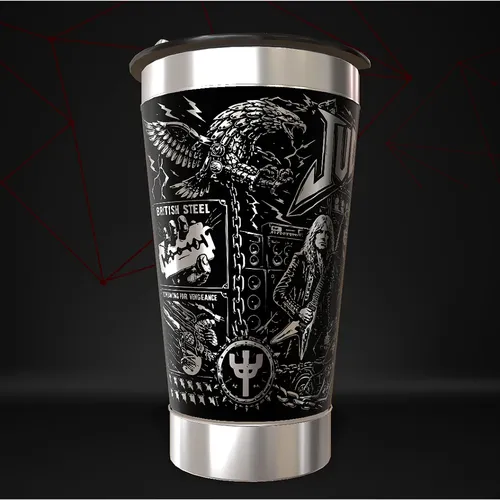 Copo Judas Priest Rock Térmico Personalizado — foto 3