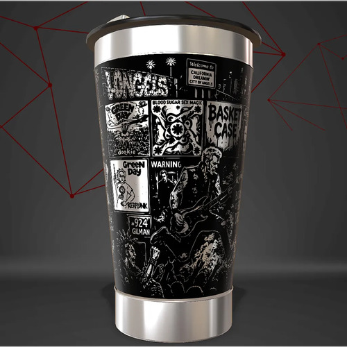Copo Green Day Termico Rock Térmico Personalizado — foto 3