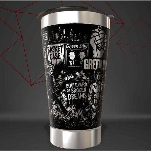 Copo Green Day Termico Rock Térmico Personalizado — foto 4