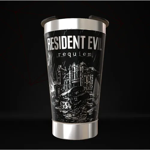 Copo Resident Evil Requiem Game Térmico Personalizado