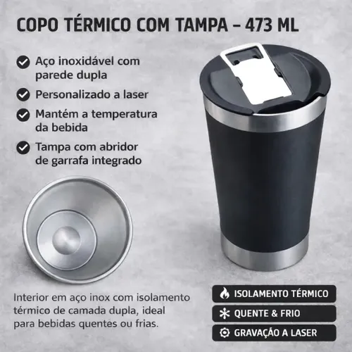Copo Acdc 02 Rock Térmico Personalizado — foto 4