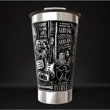 Copo Nirvana Rock Térmico Personalizado — foto 3