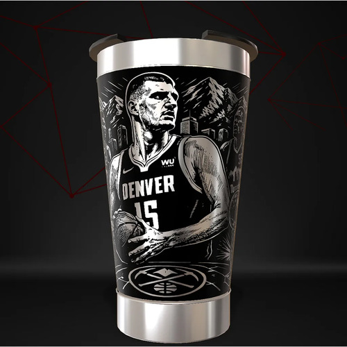 Copo Denver Nuggets 360 Termico Personalizado Basq