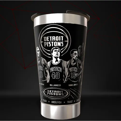 Copo Detroit Pistons 360 Termico Personalizado Basq