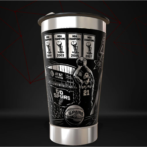 Copo San Antonio Spurs360 Termico Personalizado Basq — foto 3