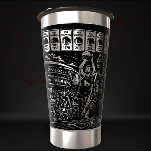 Copo Golden State Warriors 360 Termico Personalizado Basq — foto 3