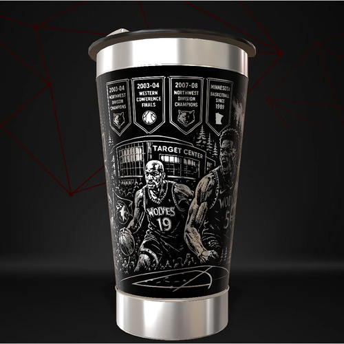 Copo Minnesota Timberwolves 360 Termico Personalizado Basq — foto 3