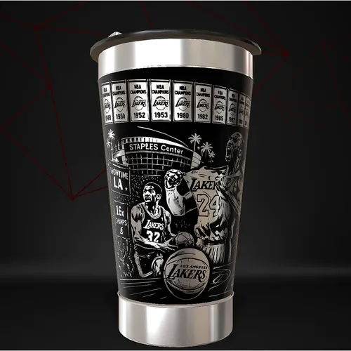 Copo Los Angeles Lakers 360 Termico Personalizado Basq — foto 3