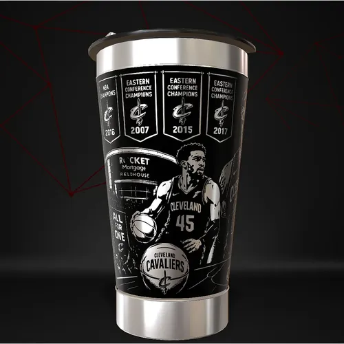 Copo Cleveland Cavaliers 360 Termico Personalizado Basq