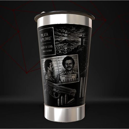 Copo Narcos Series Termico Personalizado — foto 3