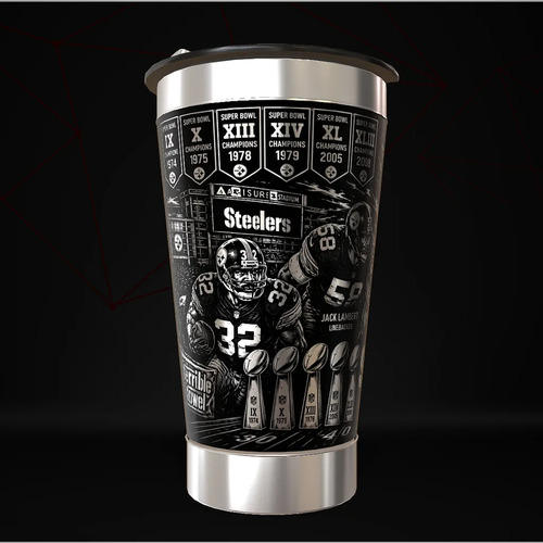 Copo Pittsburgh Steelers Térmico Nfl Personalizado — foto 3
