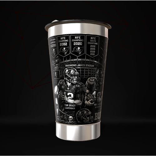 Copo Tampa Bay Buccaneers Térmico Nfl Personalizado — foto 3