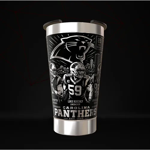 Copo Carolina Panthers Térmico Nfl Personalizado