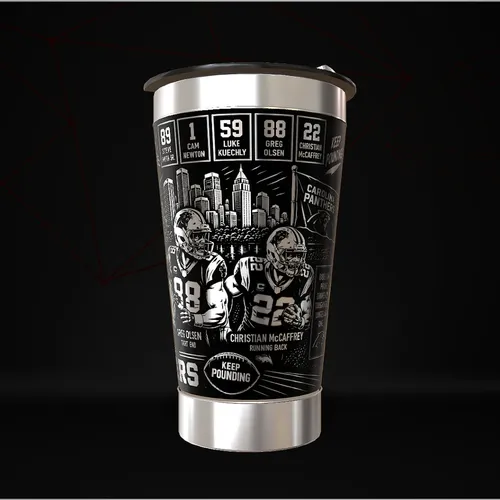 Copo Carolina Panthers Térmico Nfl Personalizado — foto 2