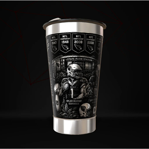 Copo Arizona Cardinals Térmico Nfl Personalizado — foto 3