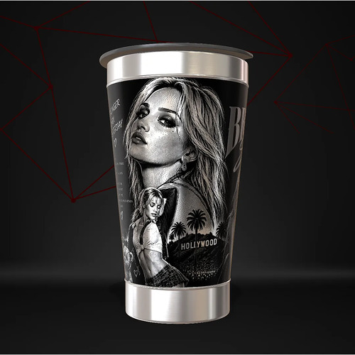 Copo Britney Spears Térmico Musica Personalizado — foto 4