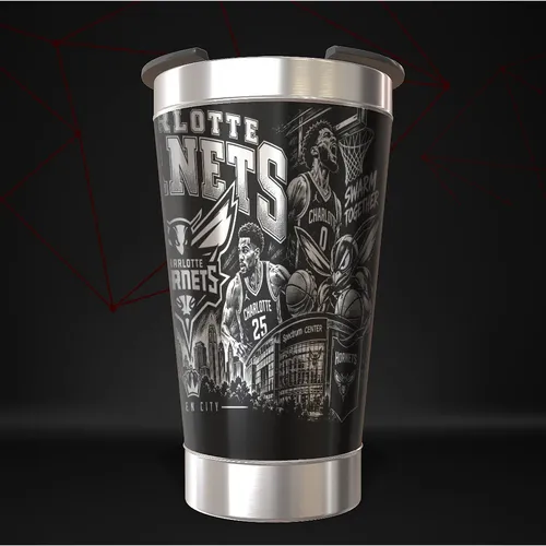 Copo Charlotte Hornets - Legends Térmico Nba Personalizado — foto 2