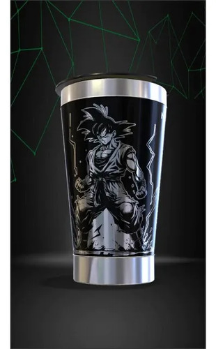 Copo Dragon Ball Goku 02 Térmico Anime Personalizado