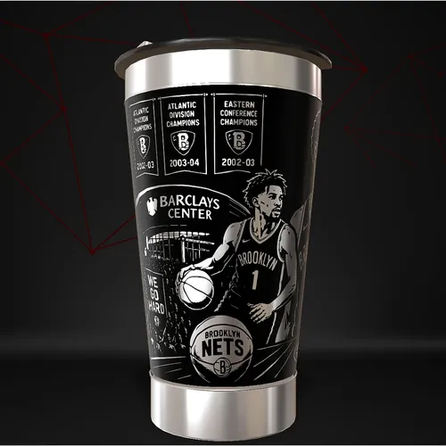 Copo Brooklyn Nets 360 Termico Personalizado Basq — foto 3