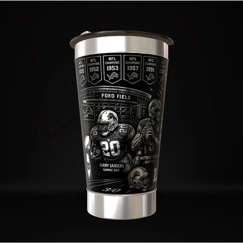 Copo Detroit Lions Térmico Nfl Personalizado — foto 3