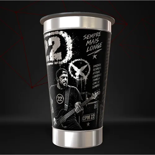 Copo Cpm 22 Térmico Musica Personalizado — foto 3
