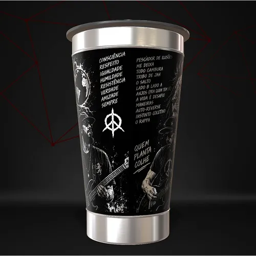 Copo O Rappa Térmico Musica Personalizado — foto 2
