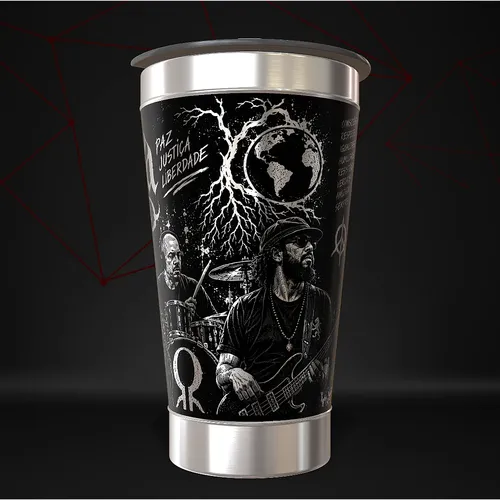 Copo O Rappa Térmico Musica Personalizado — foto 3