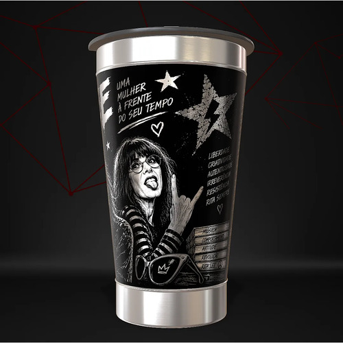 Copo Rita Lee Térmico Musica Personalizado — foto 4