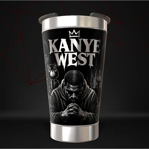 Copo Kanye West Térmico Musica Personalizado — foto 2