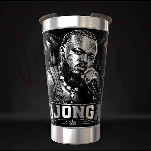 Copo Djonga Térmico Musica Personalizado — foto 3