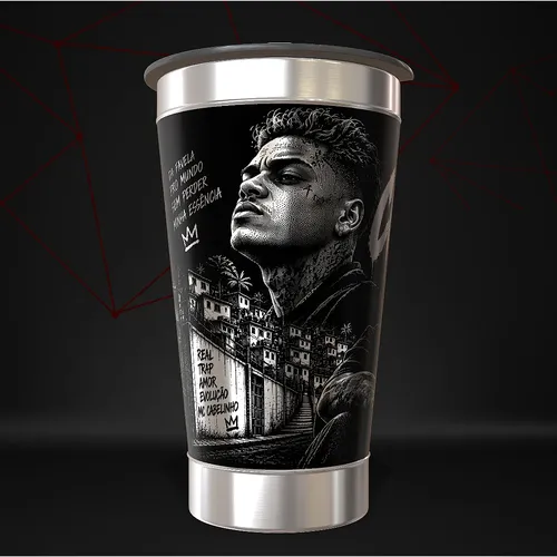 Copo Mc Cabelinho Térmico Musica Personalizado — foto 2