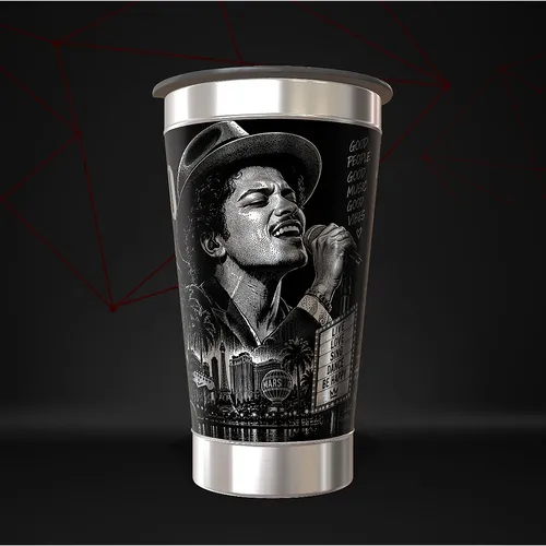 Copo Bruno Mars Térmico Musica Personalizado — foto 2