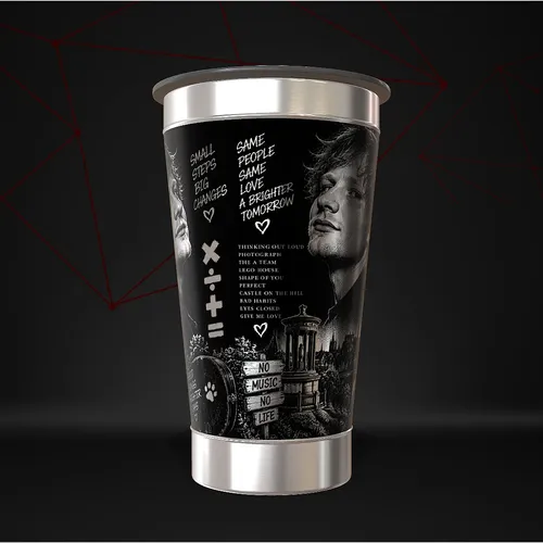 Copo Ed Sheeran Térmico Musica Personalizado — foto 3