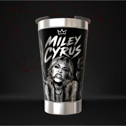 Copo Miley Cyrus Térmico Musica Personalizado