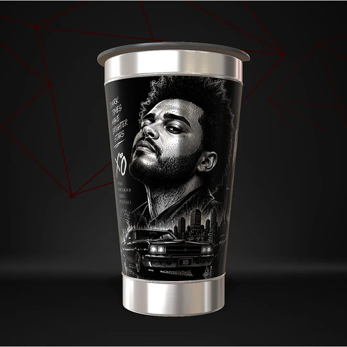 Copo The Weeknd Térmico Musica Personalizado — foto 3