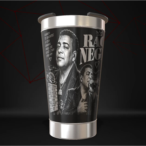 Copo Raça Negra Térmico Musica Personalizado — foto 3