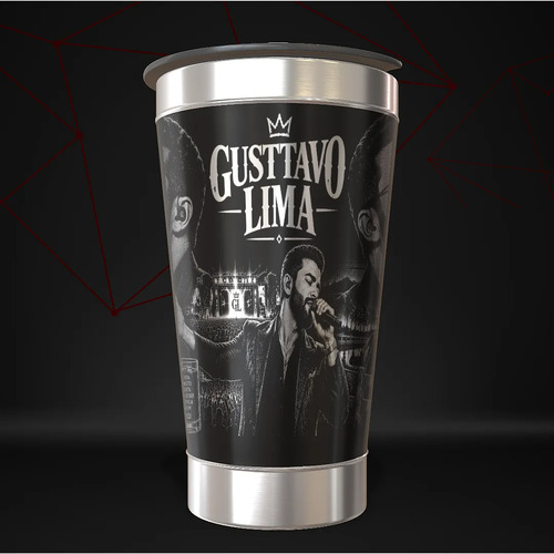Copo Gusttavo Lima Térmico Musica Personalizado