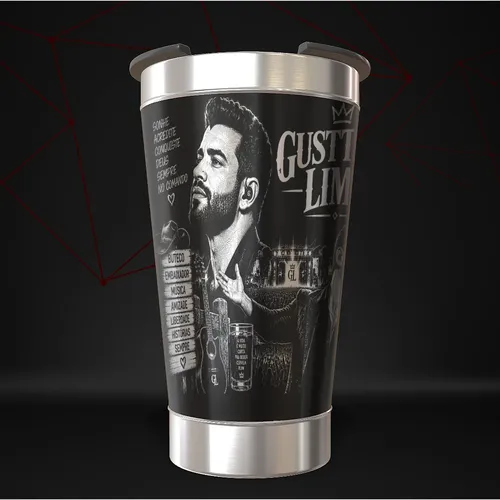 Copo Gusttavo Lima Térmico Musica Personalizado — foto 3