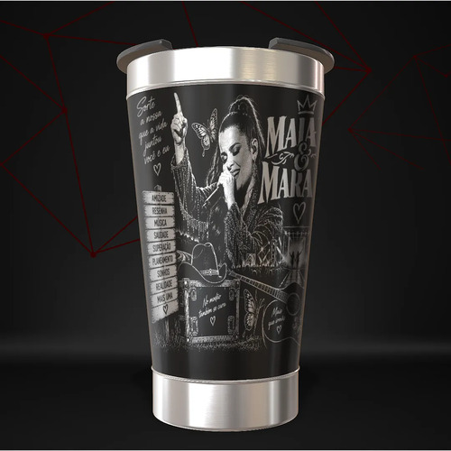 Copo Maiara & Maraisa Térmico Musica Personalizado — foto 3