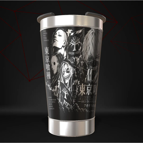 Copo Tokyo Ghoul - Aogiri Tree Térmico Anime Personalizado — foto 3