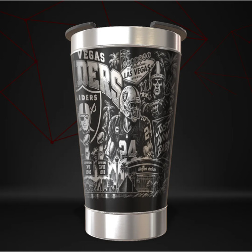 Copo Las Vegas Raiders - Legends Térmico Nfl Personalizado — foto 2
