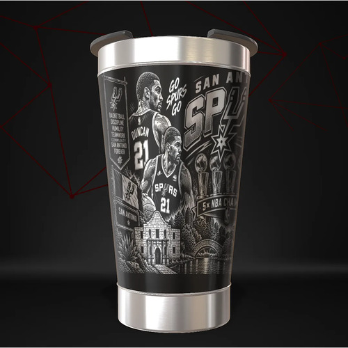 Copo San Antonio Spurs - Legends Térmico Nba Personalizado — foto 3