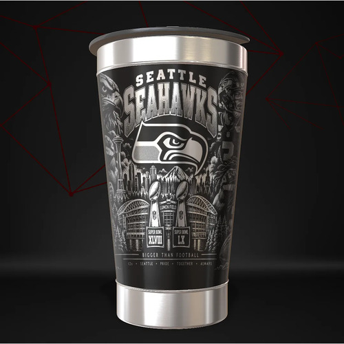 Copo Seattle Seahawks - Legends Térmico Nfl Personalizado